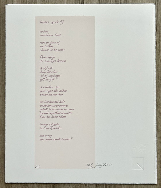 Image 1 of Jenny Fleur 12 Poetische Siebdrucke