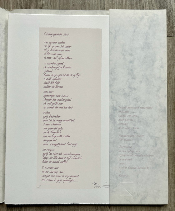 Image 1 of Jenny Fleur 12 Poetische Siebdrucke