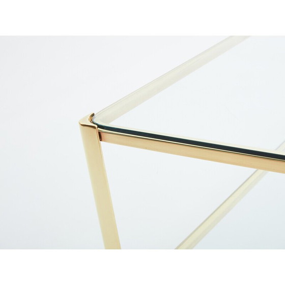 Image 1 of Vintage Couchtisch aus massiver Bronze von Jacques Théophile Lepelletier für Broncz, 1960