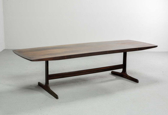 Image 1 of Großer Topform Dutch Design Palisander Couchtisch