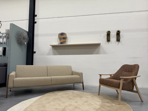 Image 1 of Harvink Blazoen Sessel Oregon Stoff Eiche Gestell