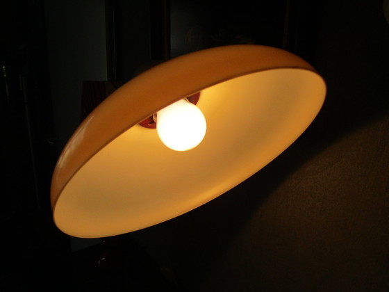 Image 1 of Schöne frühe Schreibtischlampe, mit Stempelkasten.