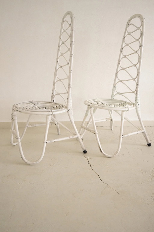 2x Trio Noordwolde Rattanstuhl