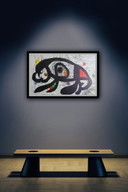 Autorisierte Original-Farblithographie, signiert, hohe Qualität, signiert in der Platte, Joan Miró.