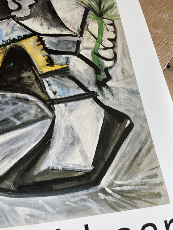 Image 1 of Pablo Picasso (1881-1973), Arlequin, Ausstellungsplakat Galerie Krikhaar Fiac 1987, Gedruckt in Holland Nr. 304