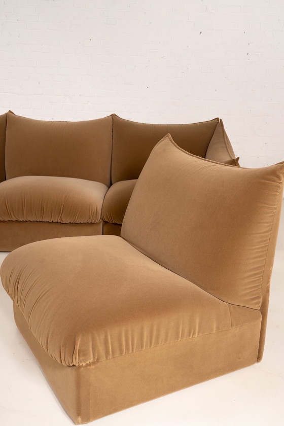 Image 1 of Modulares Sofa aus Samt von Ipe Bologna