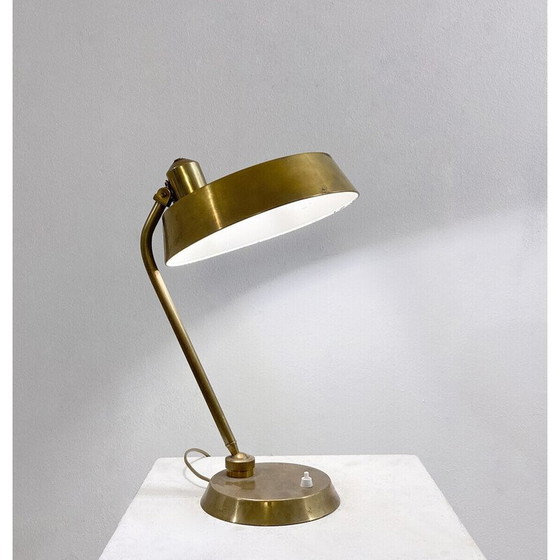Image 1 of Schreibtischlampe aus Messing, Italien 1960