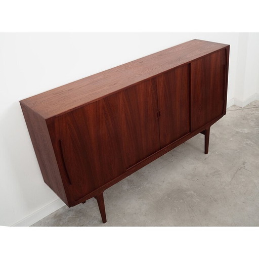 Vintage Teakholz Highboard, Dänemark 1960er Jahre