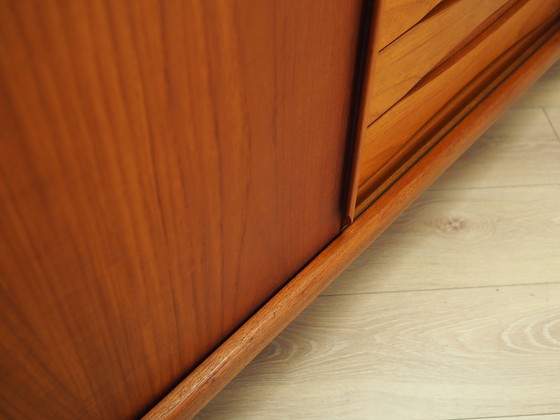 Image 1 of Anrichte aus Teakholz, Dänisches Design, 1970er Jahre, Hersteller: Dyrlund