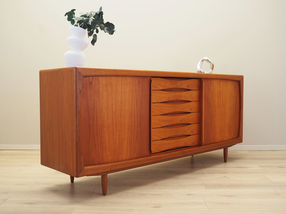 Image 1 of Anrichte aus Teakholz, Dänisches Design, 1970er Jahre, Hersteller: Dyrlund