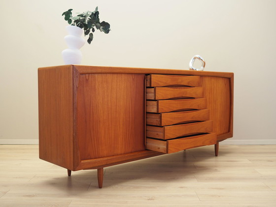 Image 1 of Anrichte aus Teakholz, Dänisches Design, 1970er Jahre, Hersteller: Dyrlund