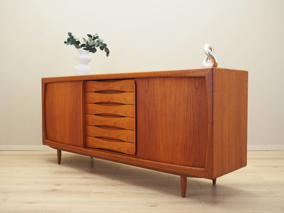 Image 1 of Anrichte aus Teakholz, Dänisches Design, 1970er Jahre, Hersteller: Dyrlund
