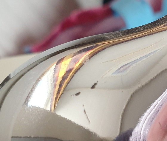 Image 1 of Silberne Keramik-Design-Schale, durchbrochen