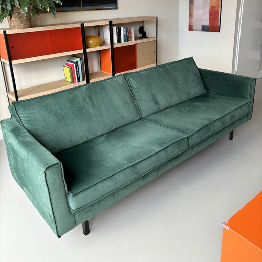 Sissy-Boy 3-Sitzer Sofa Modell Amsterdam Samt Grün