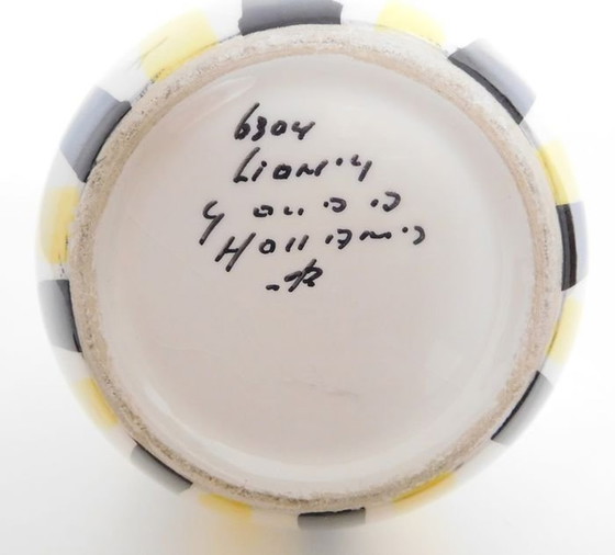 Image 1 of Paar Vintage Vasen - Jumbo - Gouda Holland - Steingut - 1956