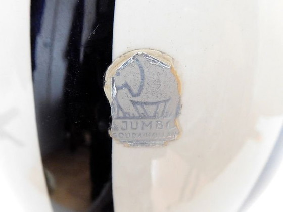 Image 1 of Paar Vintage Vasen - Jumbo - Gouda Holland - Steingut - 1956