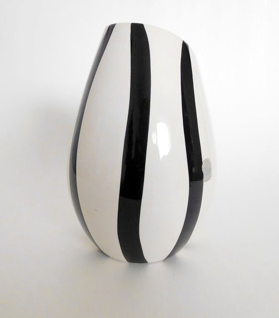 Image 1 of Paar Vintage Vasen - Jumbo - Gouda Holland - Steingut - 1956