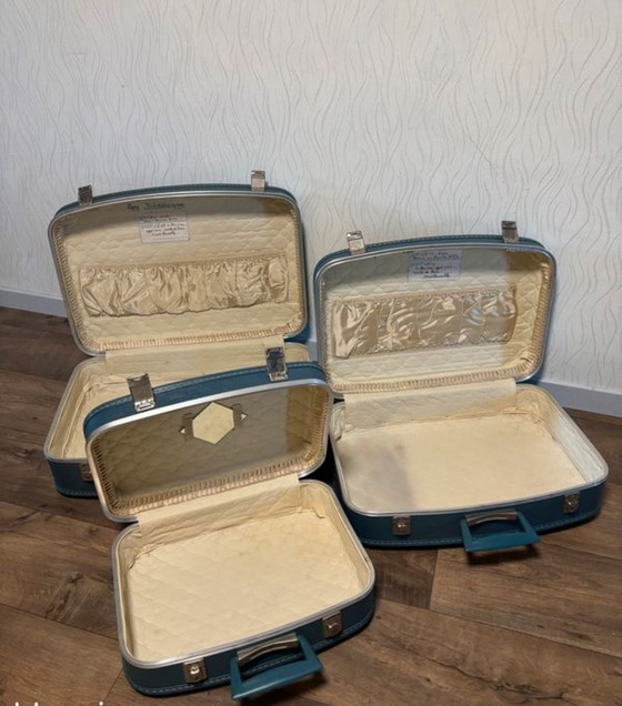 Image 1 of Air France Koffer Trio Vintage 70er Jahre