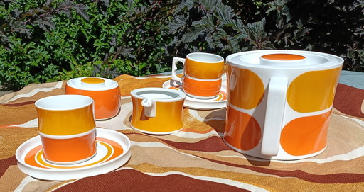 Arzberg Vintage Kaffee-Tee-Set Gerald Gulotta Chromatics
