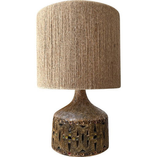 Vintage Keramik-Tischlampe von Georges Pelletier, 1960er Jahre