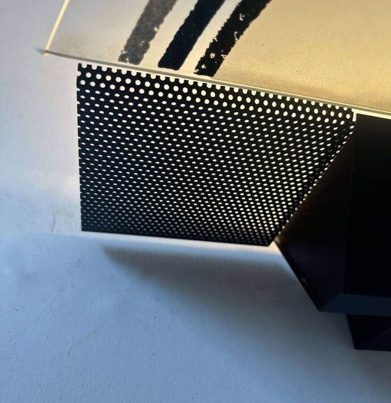 Image 1 of Wandleuchte Aus Sandgestrahltem Muranoglas Von Vetri - Italien 1970