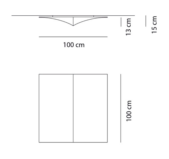 Image 1 of Axolight Nelly 100 gerade Decken-/Wandleuchte