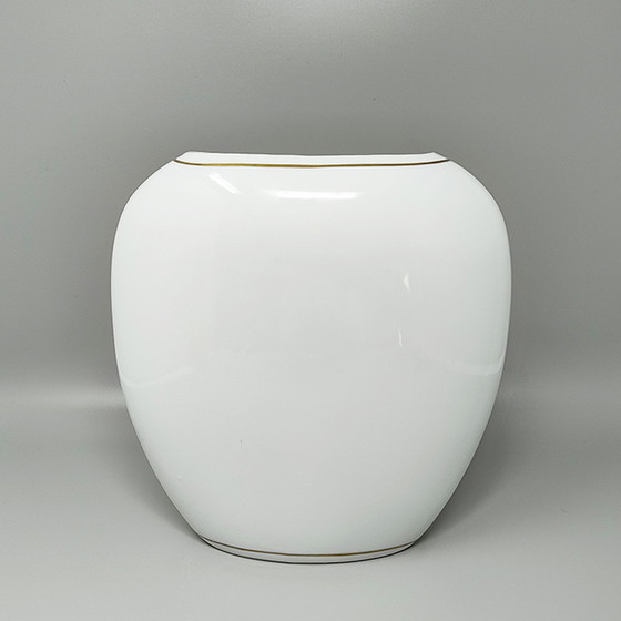 Image 1 of Porzellanvase aus den 1970er Jahren von R. Ortol für Limoges. Hergestellt in Frankreich