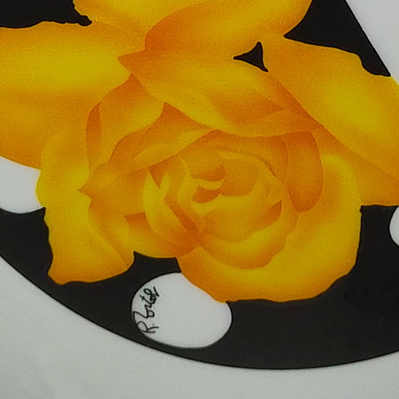 Image 1 of Porzellanvase aus den 1970er Jahren von R. Ortol für Limoges. Hergestellt in Frankreich