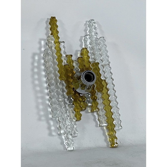 Image 1 of Klassische Wandleuchte aus Muranoglas, Italien 1970er Jahre
