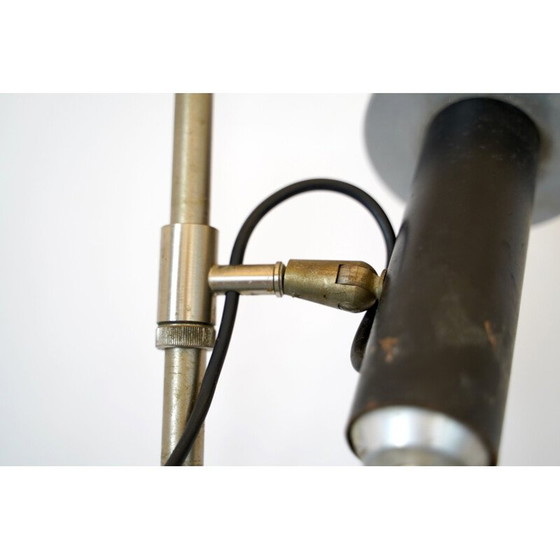 Image 1 of Vintage Stehleuchte aus Nickel und Lack mit ausrichtbarem Diffusor von Stilux Milano 1960