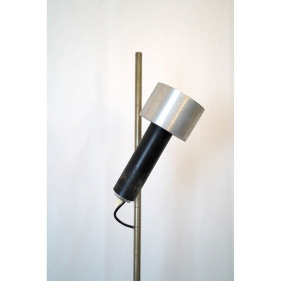 Image 1 of Vintage Stehleuchte aus Nickel und Lack mit ausrichtbarem Diffusor von Stilux Milano 1960