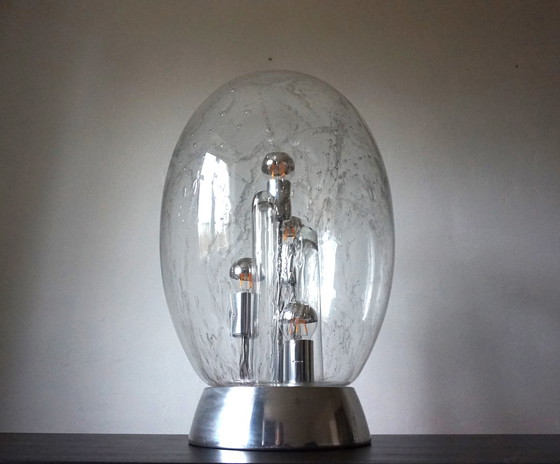 Image 1 of Doria Leuchten Big Ball Space Age Tischlampe, 1970