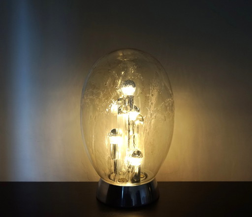 Doria Leuchten Big Ball Space Age Tischlampe, 1970