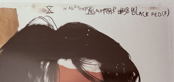 Image 1 of Andy Warhol: "Mick Jagger, 1975". In der Platte signiert.