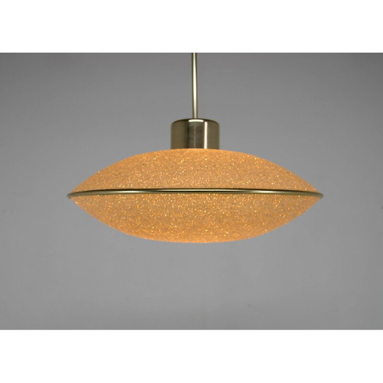 Image 1 of Paar vintage "Ufo"-Hängeleuchten aus Harz, Deutschland 1970