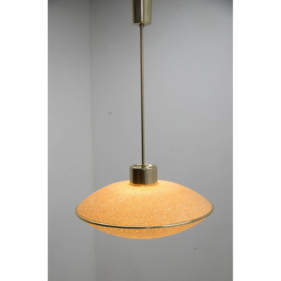 Image 1 of Paar vintage "Ufo"-Hängeleuchten aus Harz, Deutschland 1970