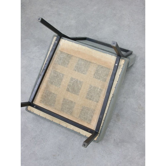 Image 1 of Paar Vintage-Sessel in grauem Stoff