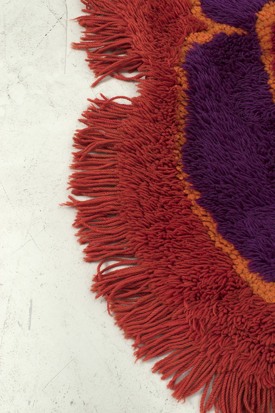 Image 1 of Vintage 'Flower' Teppich