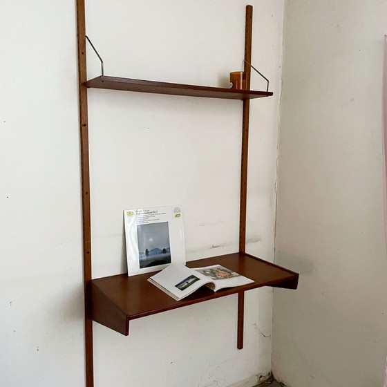 Image 1 of Dänisches Vintage-Wandsystem mit Schreibtisch, 1960er Jahre