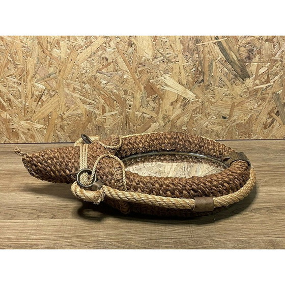 Image 1 of Vintage-Seilspiegel von Audoux Minet, 1950-1960