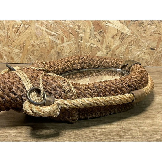 Image 1 of Vintage-Seilspiegel von Audoux Minet, 1950-1960