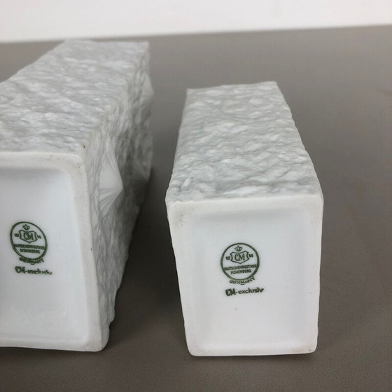 Image 1 of Paar vintage Vase Porzellanvase von Hutschenreuther Deutsch 1970er