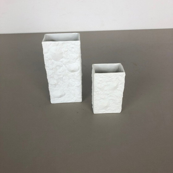 Image 1 of Paar vintage Vase Porzellanvase von Hutschenreuther Deutsch 1970er