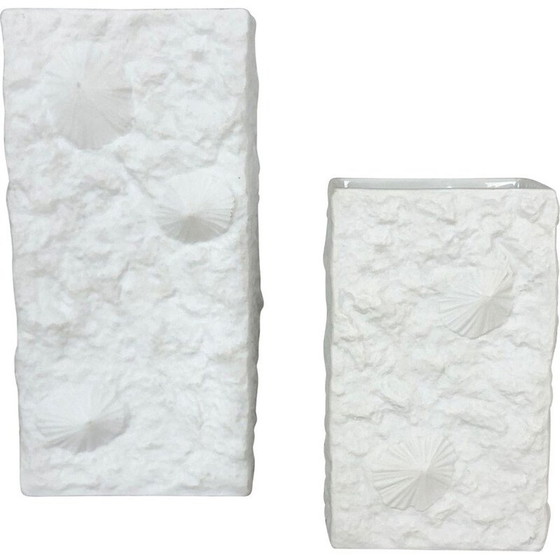 Image 1 of Paar vintage Vase Porzellanvase von Hutschenreuther Deutsch 1970er