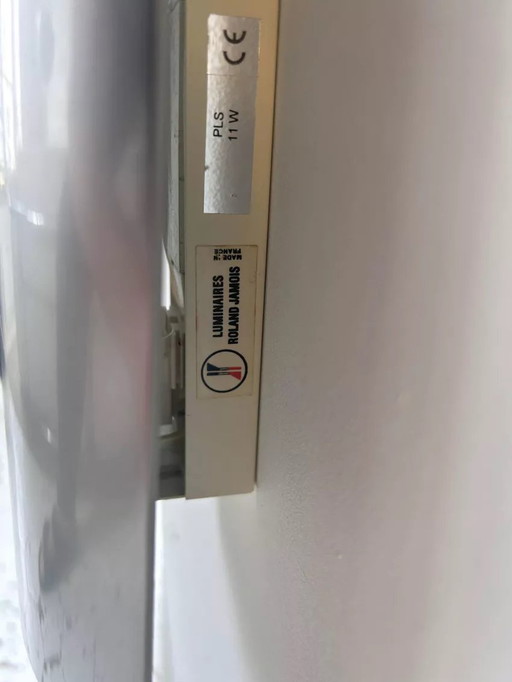 2X Vintage Wandleuchte, Aluminium , Roland Jamois Frankreich 1970