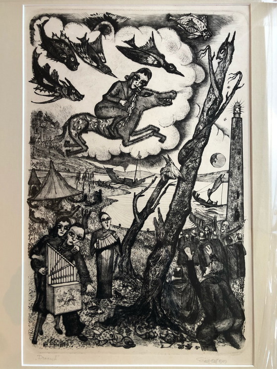 Image 1 of Radierung „Dream II“ von Cor de Wolff