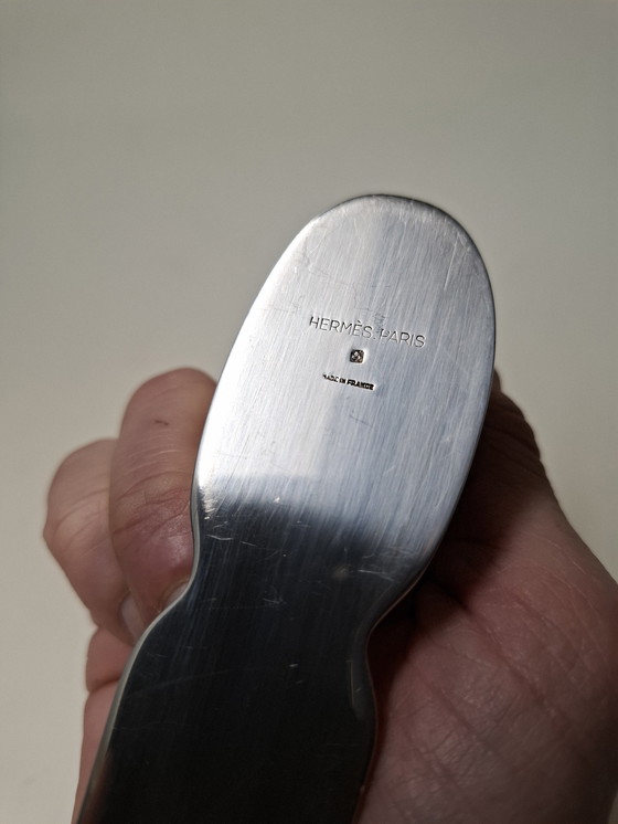 Image 1 of Hermès Coupe Papier Bronze Silber Pferd