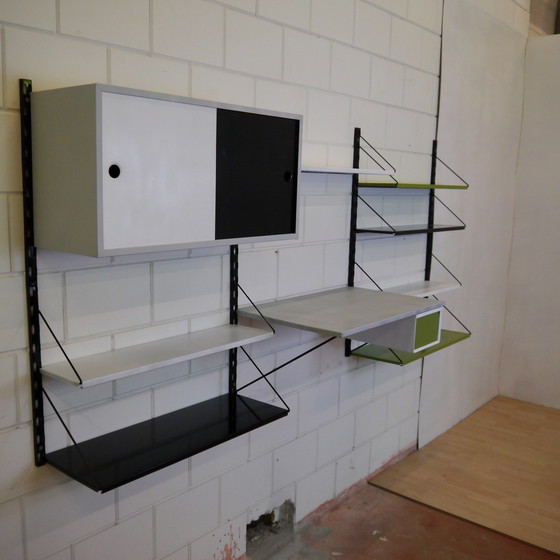 Image 1 of Vintage Pilastro Tjerk Reijenga Hängeschrank / Hängesystem