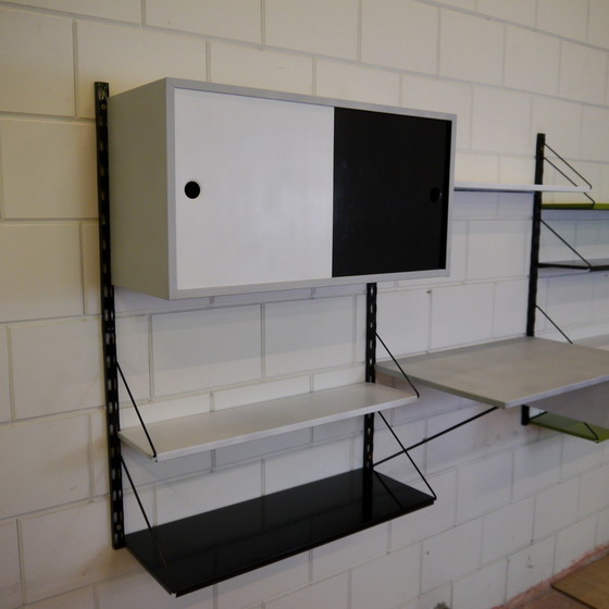 Image 1 of Vintage Pilastro Tjerk Reijenga Hängeschrank / Hängesystem