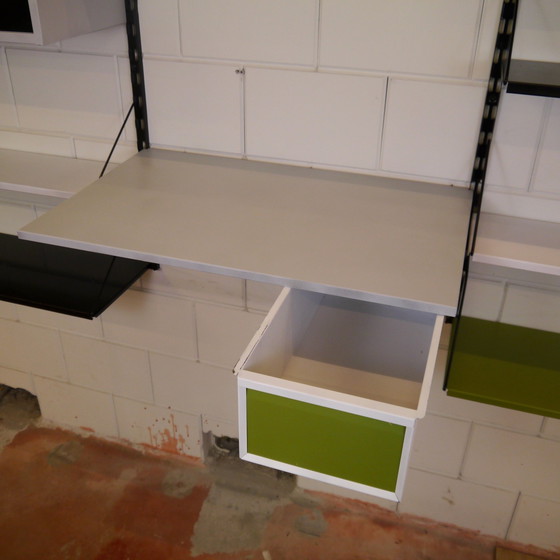 Image 1 of Vintage Pilastro Tjerk Reijenga Hängeschrank / Hängesystem